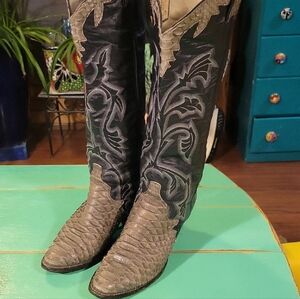 Larry Mahan TEXAS cowboy boots lml8691 b8n c844006